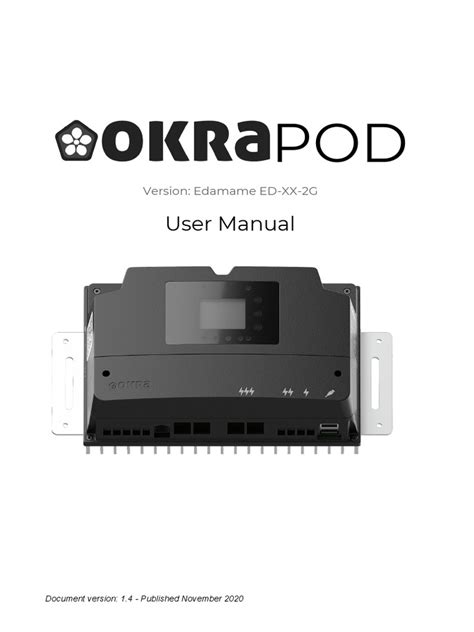 Pod User Instructions .